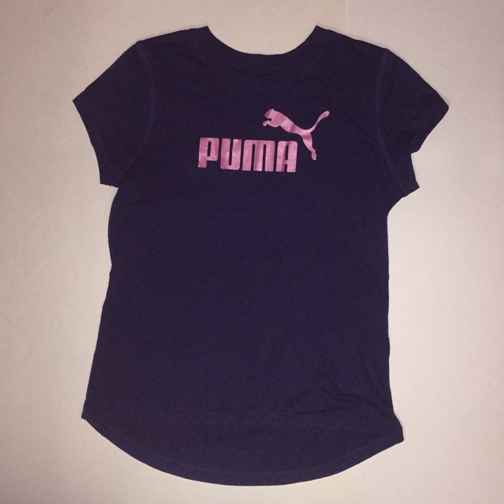 Girls Dark Blue PUMA Shirt